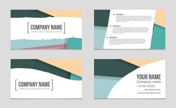 Abstract vector layout background set. For art template design, list, front page, mockup brochure theme style, banner, idea, cover, booklet, print, flyer, book, blank, card, ad, sign, sheet, a4. - Vetor, Imagem