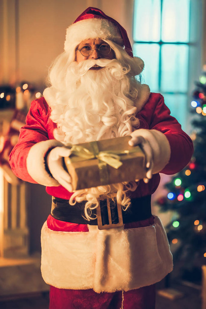 Santa Claus in his residence - Фото, изображение