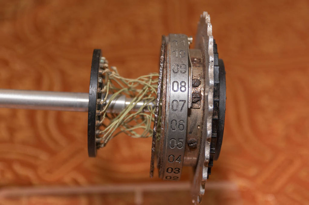 Μηχανή αινίγματος, Cipher στροφέων μηχανή από τον δεύτερο παγκόσμιο πόλεμο - Φωτογραφία, εικόνα