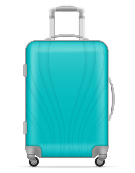 plastic travel bag vector illustration - Vettoriali, immagini