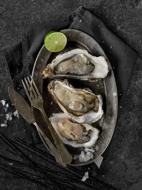 Oysters from above - Photo, Image