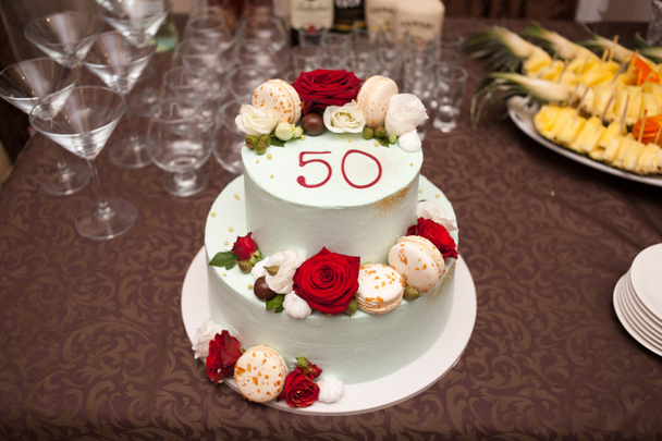 Tarta para 50 aniversario
 - Foto, imagen