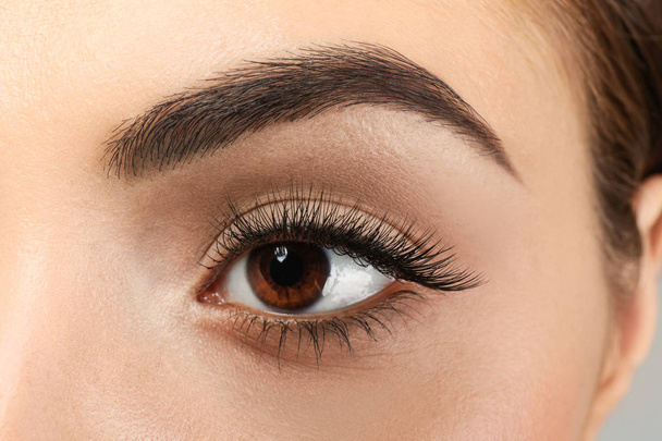 young woman with eyelash extensions - Fotó, kép