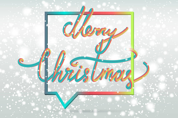 Merry Christmas and Happy New Year - Vector, Image
