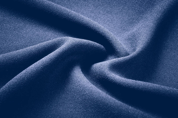Textura, fundo, padrão. Tecido cinza com uma lata azul pastel
 - Foto, Imagem