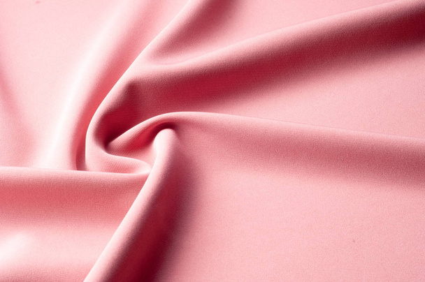 Texture background pattern. Pink silk fabric. Vintage French sem - Photo, Image
