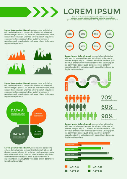 Business Infographic template  - Vector, Imagen