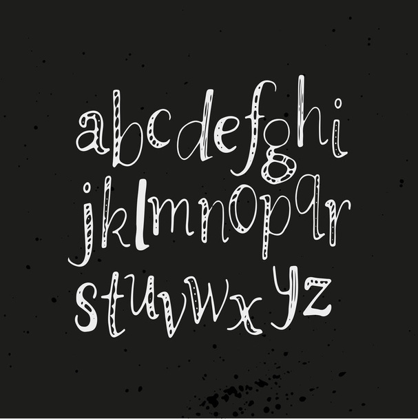 Handwritten calligraphy font - Вектор, зображення