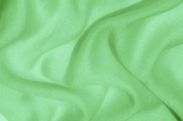 Texture, sfondo, pattern. Tessuto - luce di seta. Verde pallido fa
 - Foto, immagini
