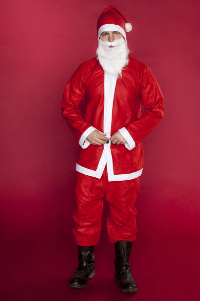 Santa Claus looks like a young man - Foto, afbeelding