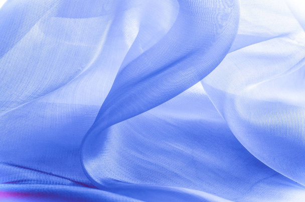Texture, sfondo, pattern. Tessuto di seta blu. Backgro astratto
 - Foto, immagini