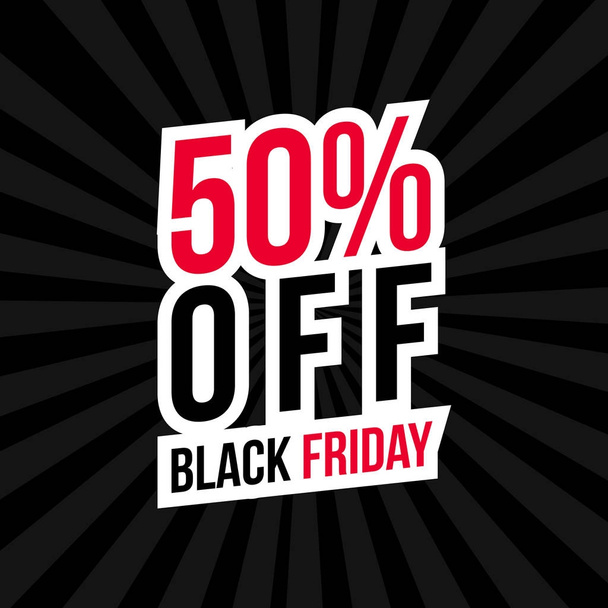 Black friday background style collection - Vector, imagen