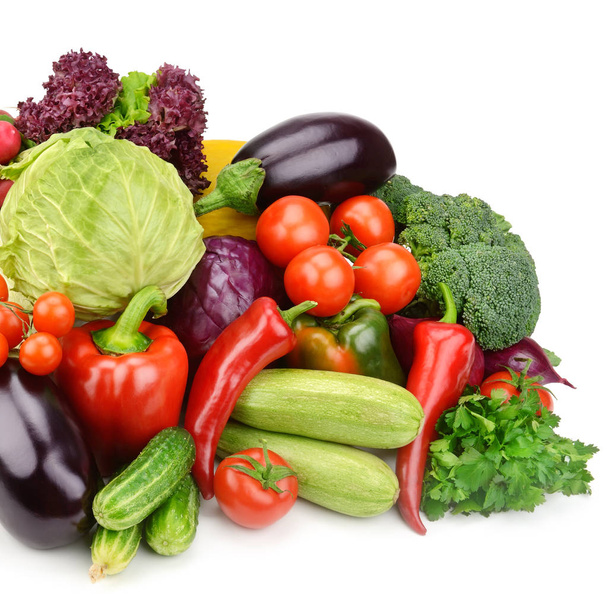 vegetables isolated on white background - Photo, Image