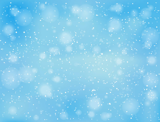 Fondo azul nevado
 - Vector, imagen