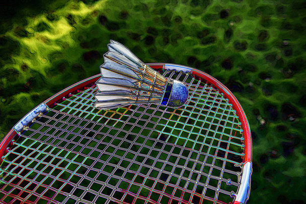 Streszczenie badminton sport - Zdjęcie, obraz