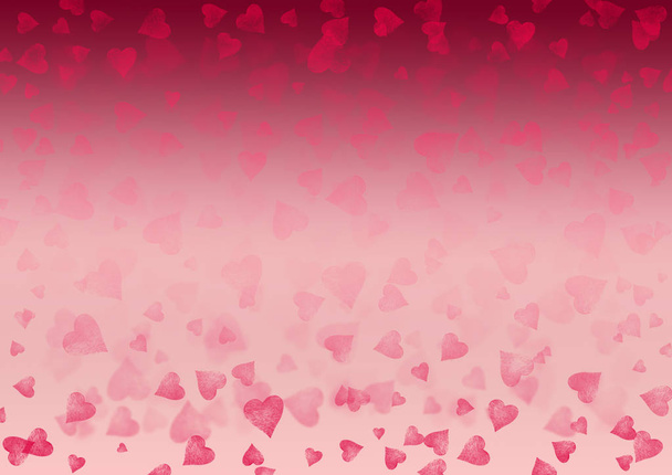 バレンタイン背景がピンク白赤 - 写真・画像