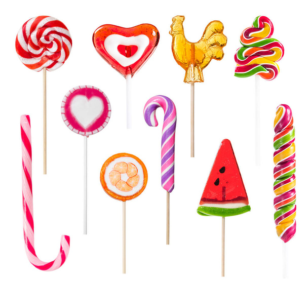 Set of colorful lollipops  - Photo, Image