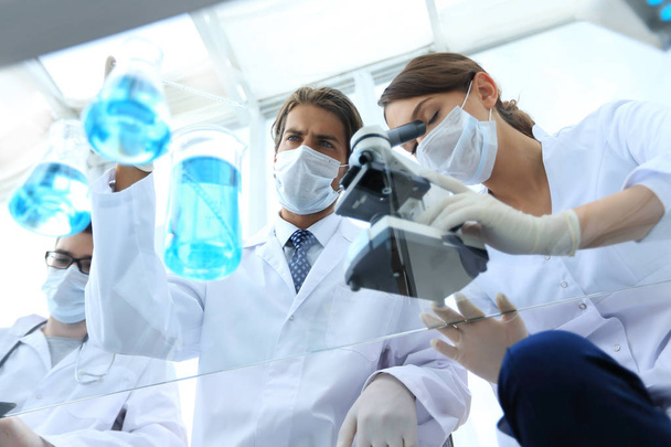 scientists conducting research in a lab environment - Photo, Image