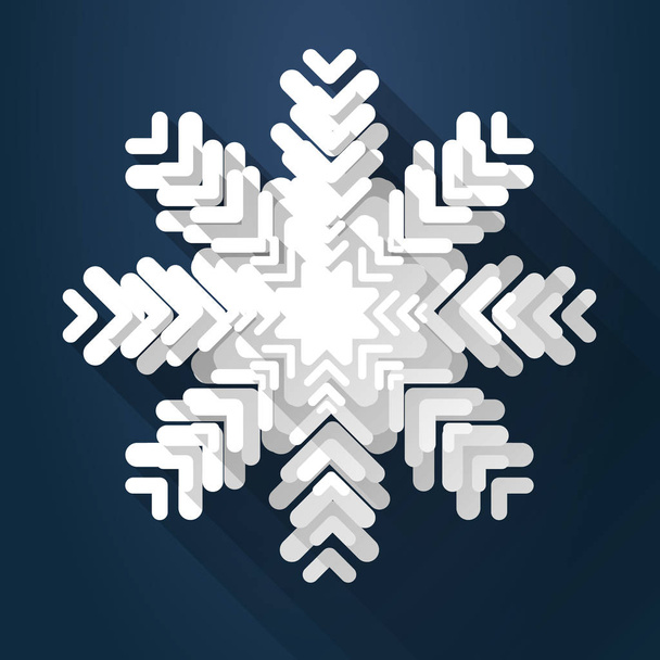 white christmas snowflake - Vettoriali, immagini