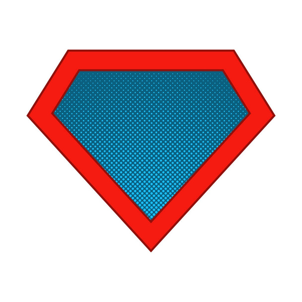 スーパー ヒーローのロゴ。ベクトル図. - ベクター画像