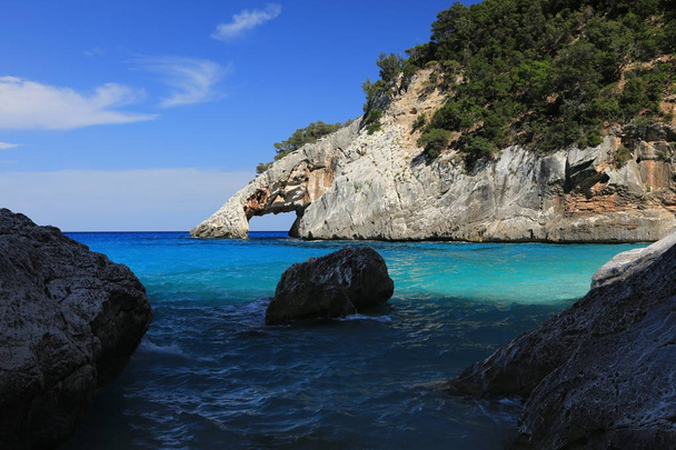 Sardinien, Insel, Mittelmeer, Strand, Wasser, Meer, Sand, Bucht - Фото, изображение