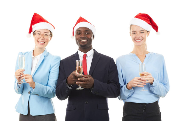 Office workers at Xmas party - Photo, image