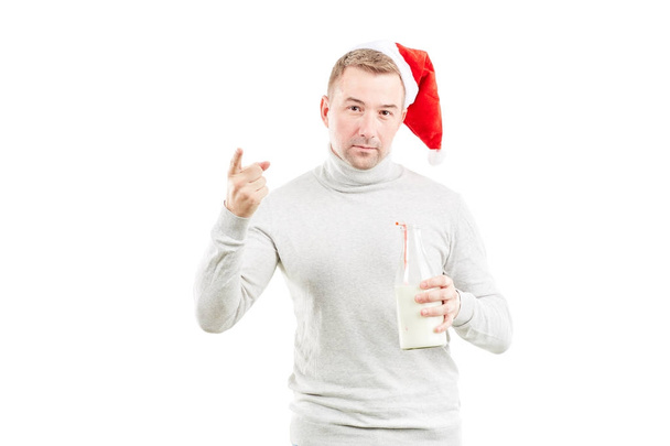 Christmas milky man - Фото, зображення