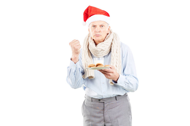Christmas grandfather - Фото, зображення