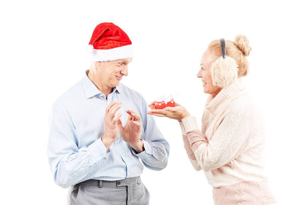 Senior couple on Christmas - Foto, Bild