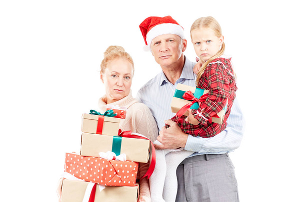 Christmas with grandparents - Φωτογραφία, εικόνα