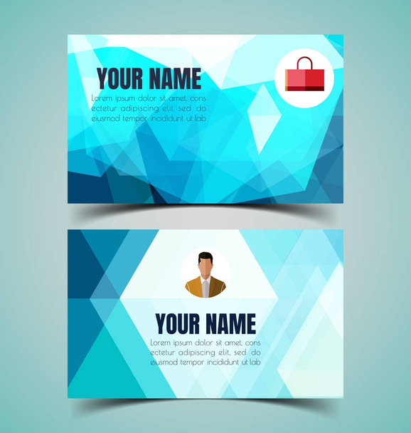 name card template6 - Vector, Image