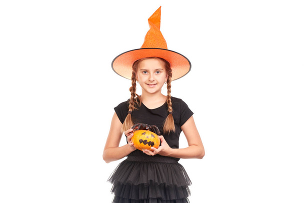 Little girl in Halloween costume - Foto, imagen