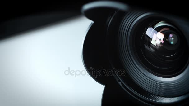Technologie Dolly Shot von Kameralinsen - Filmmaterial, Video