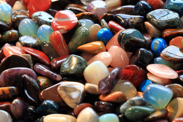 colección mineral gemas de color
  - Foto, Imagen