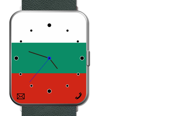 Bułgaria ekran dotykowy zegar - Zdjęcie, obraz