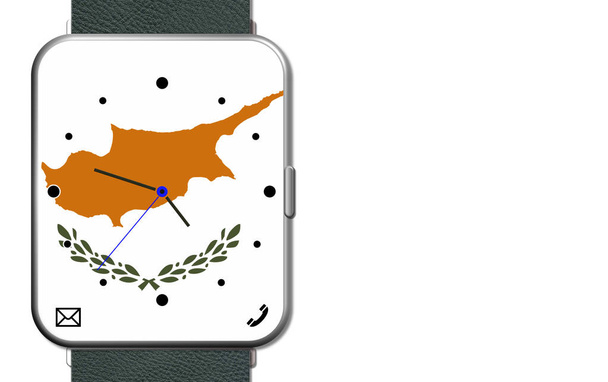 Uhr Touchscreen Zypern - Foto, Bild
