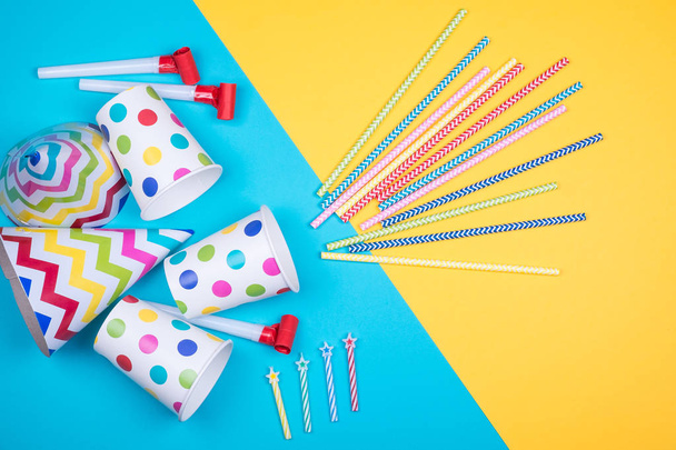 Birthday party objects - 写真・画像