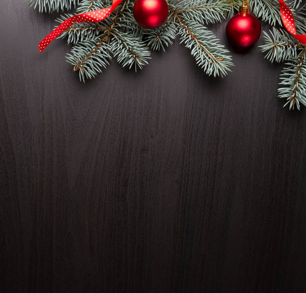 Christmas background with decorations - Фото, зображення