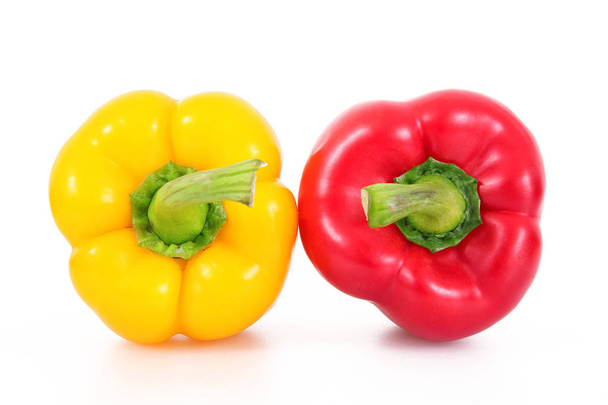 hot peppers on white background - Foto, Bild