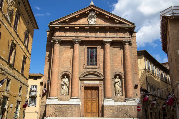 Chiesa di San Cristoforo, Siena, Tuscany, Italy - Valokuva, kuva