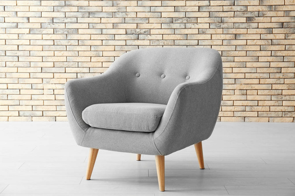 Grey Stylish armchair - Foto, imagen