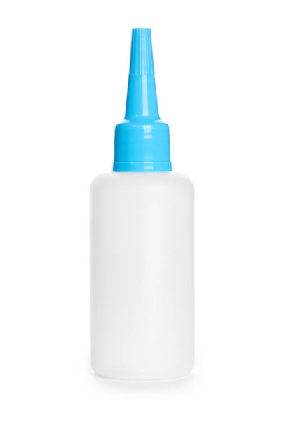 White glue container isolated on a white background - Foto, Imagem