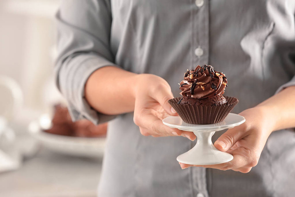  tasty chocolate cupcake - Foto, immagini