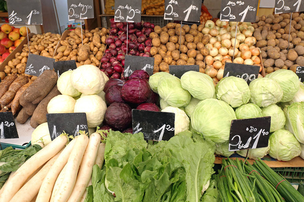 Variété du marché des légumes
 - Photo, image