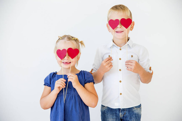 Kids Valentine day - Foto, Imagen