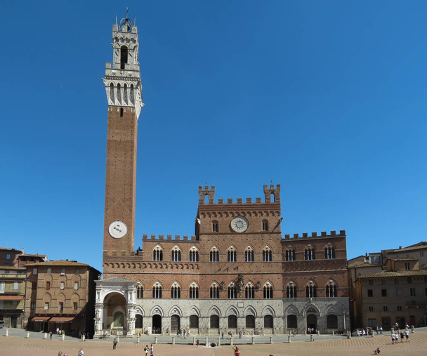 Siena városháza - Fotó, kép