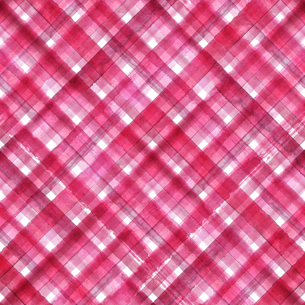 Ροζ διαγώνια καρό μοτίβο άνευ ραφής - Φωτογραφία, εικόνα