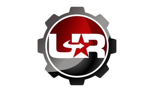 Letra UR Star Gear
 - Vector, Imagen
