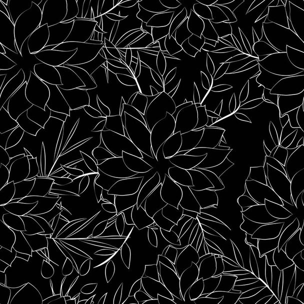 pattern from flowers - Διάνυσμα, εικόνα