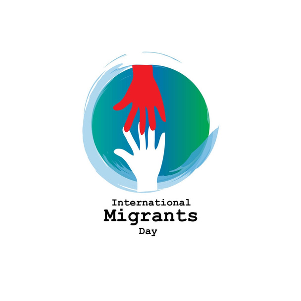 Conceito do Dia Internacional dos Migrantes
 - Foto, Imagem
